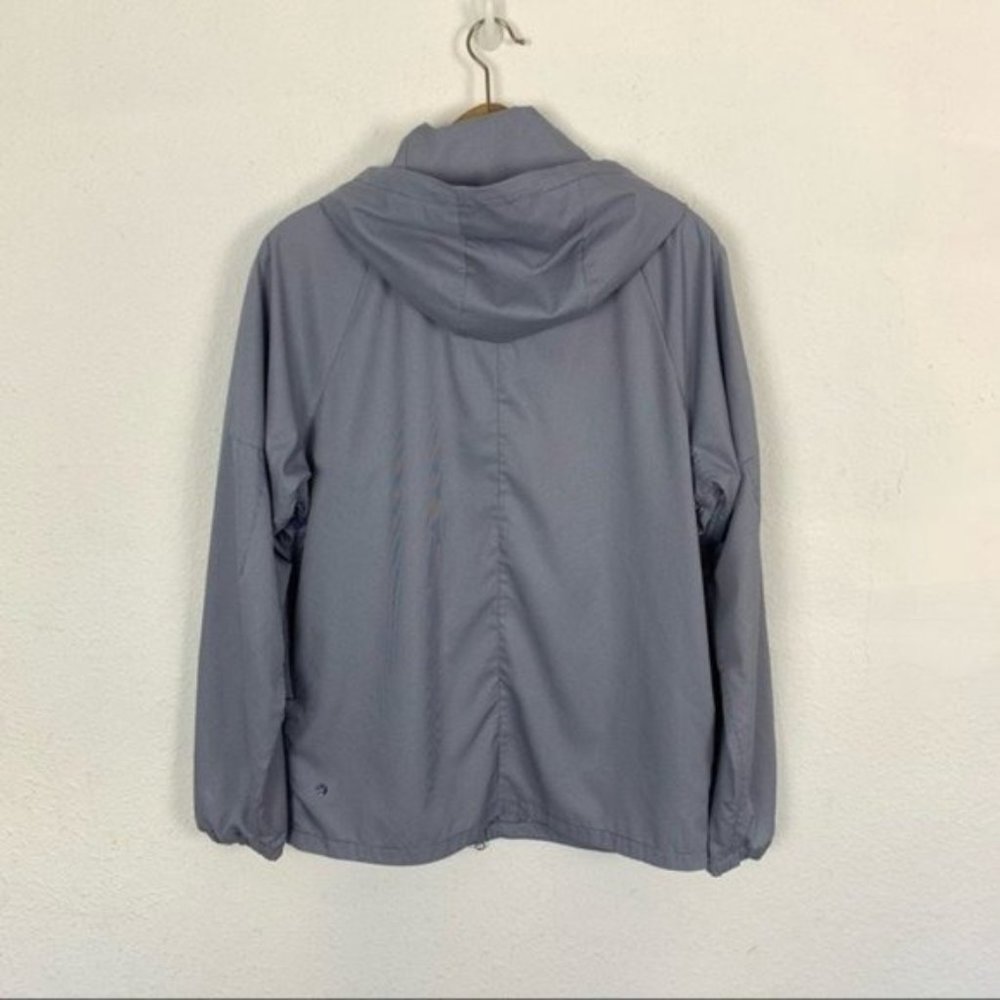Lululemon Man’s Windbreaker Zip Up Jacket Medium Hooded Blue - Picture 4 of 8